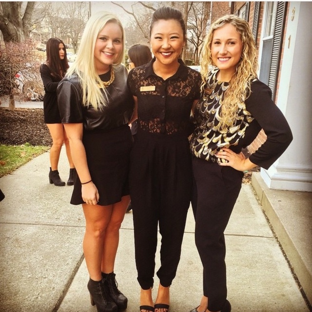 Forever 21 jumpsuit (center)