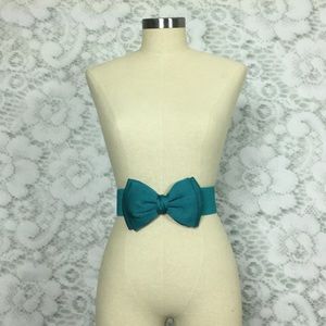 Vintage Inspired Satin Bow Belt