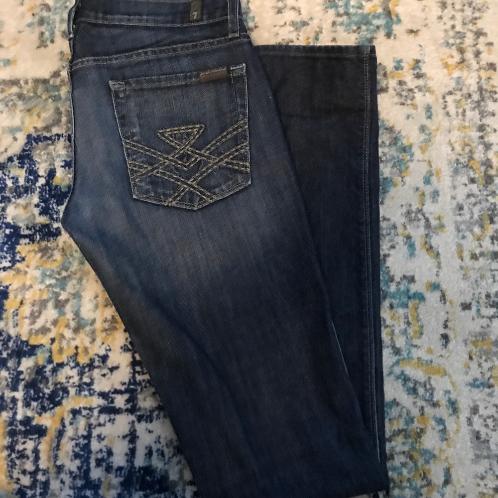 7 for all mankind straight leg jeans