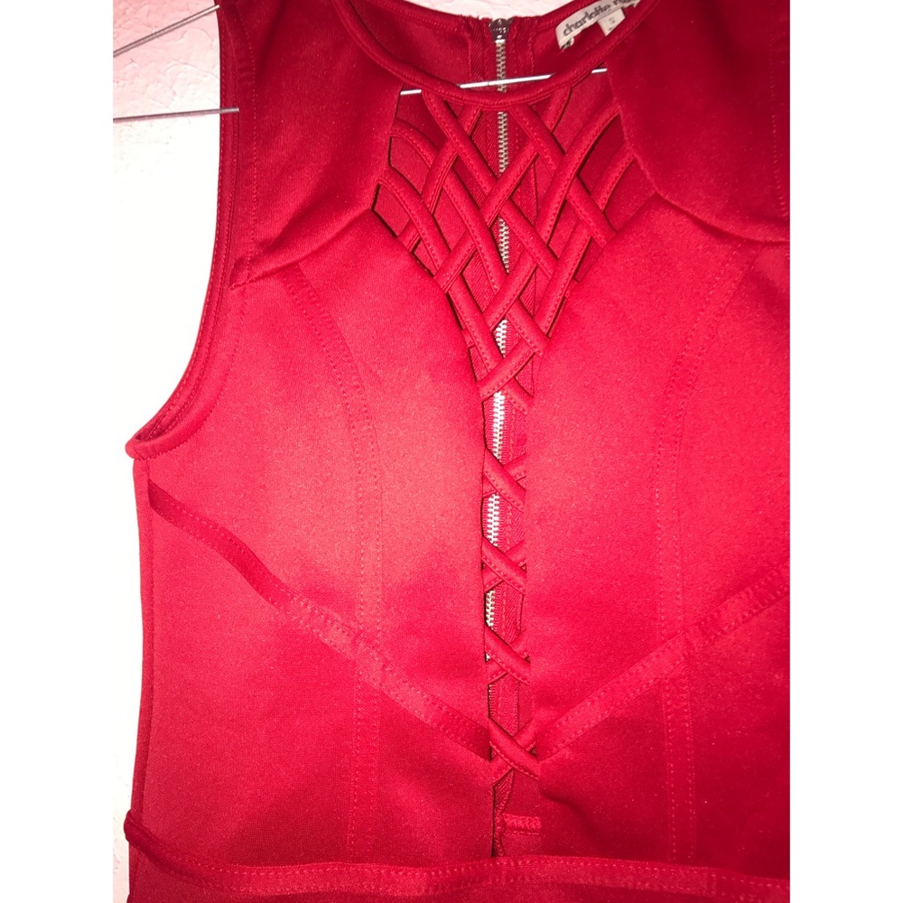 NWT Red bodycon dress - Picture 3 of 5