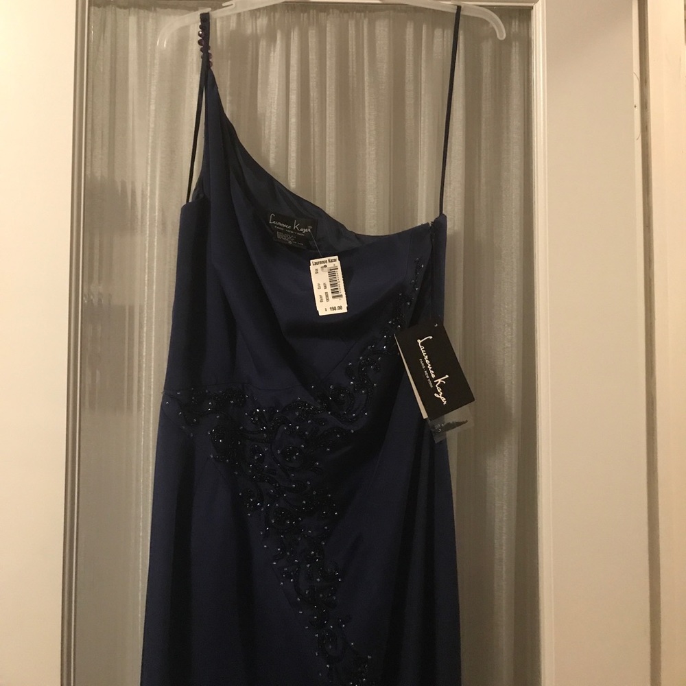 Navy blue long formal dress NWT size 10