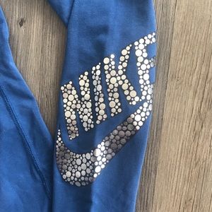 Blue Nike Leggings