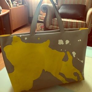 FURLA Vertigo Large Paint Tote Limited Edition