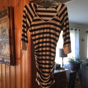 Adorable striped t-shirt dress