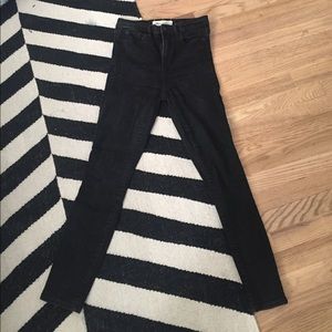 Black High Rise Skinny Jeans