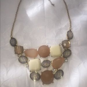 Loft Necklace - Pink with Gold Hardware