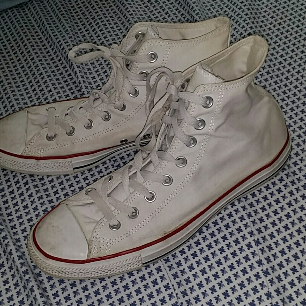 White Converse All Stars