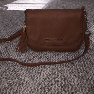 Cute cognac cross body with tassels