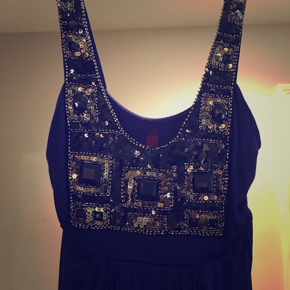 Royal blue dress