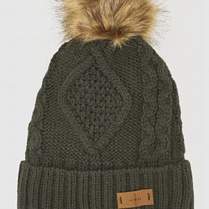 COZY FUR TOP BEANIE