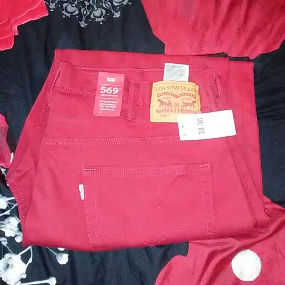 Levis 569 loose straight stretch jeans