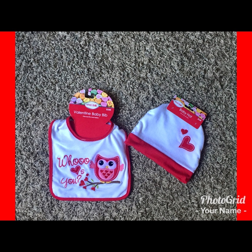 💥 3 for $13💥 Bib and Cap Set Whoo Loves You?