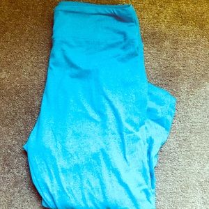 Heather Blue OS leggings