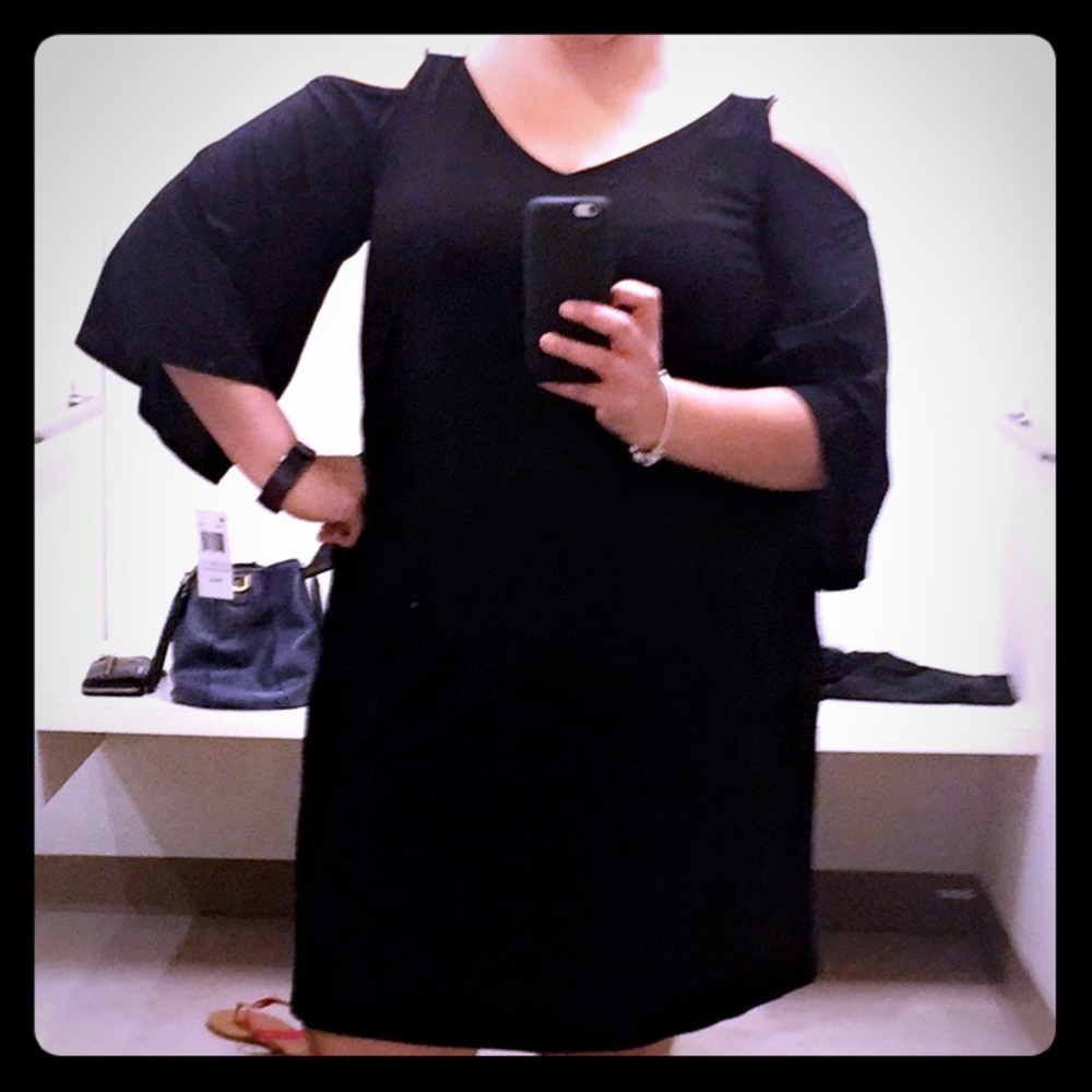 Black cocktail dress