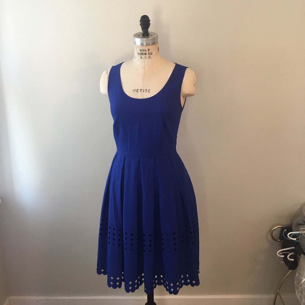 Blue dress