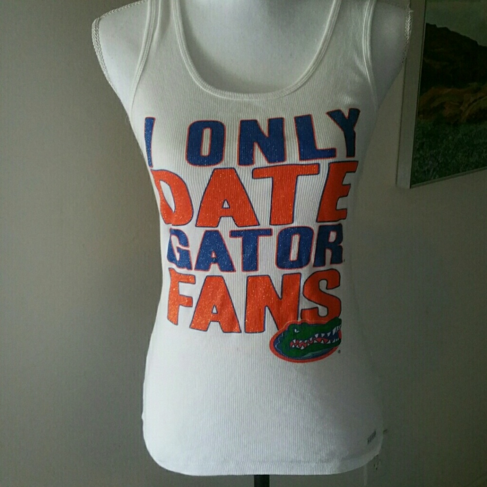 Gator Soffee White Tank