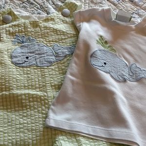 Stellybelly shortall with matching shirt.