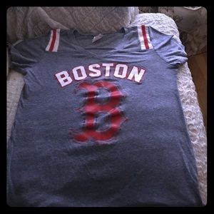 Boston Red Sox ladies V-neck