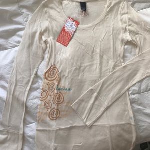 Karma long sleeved T-shirt. New w tags