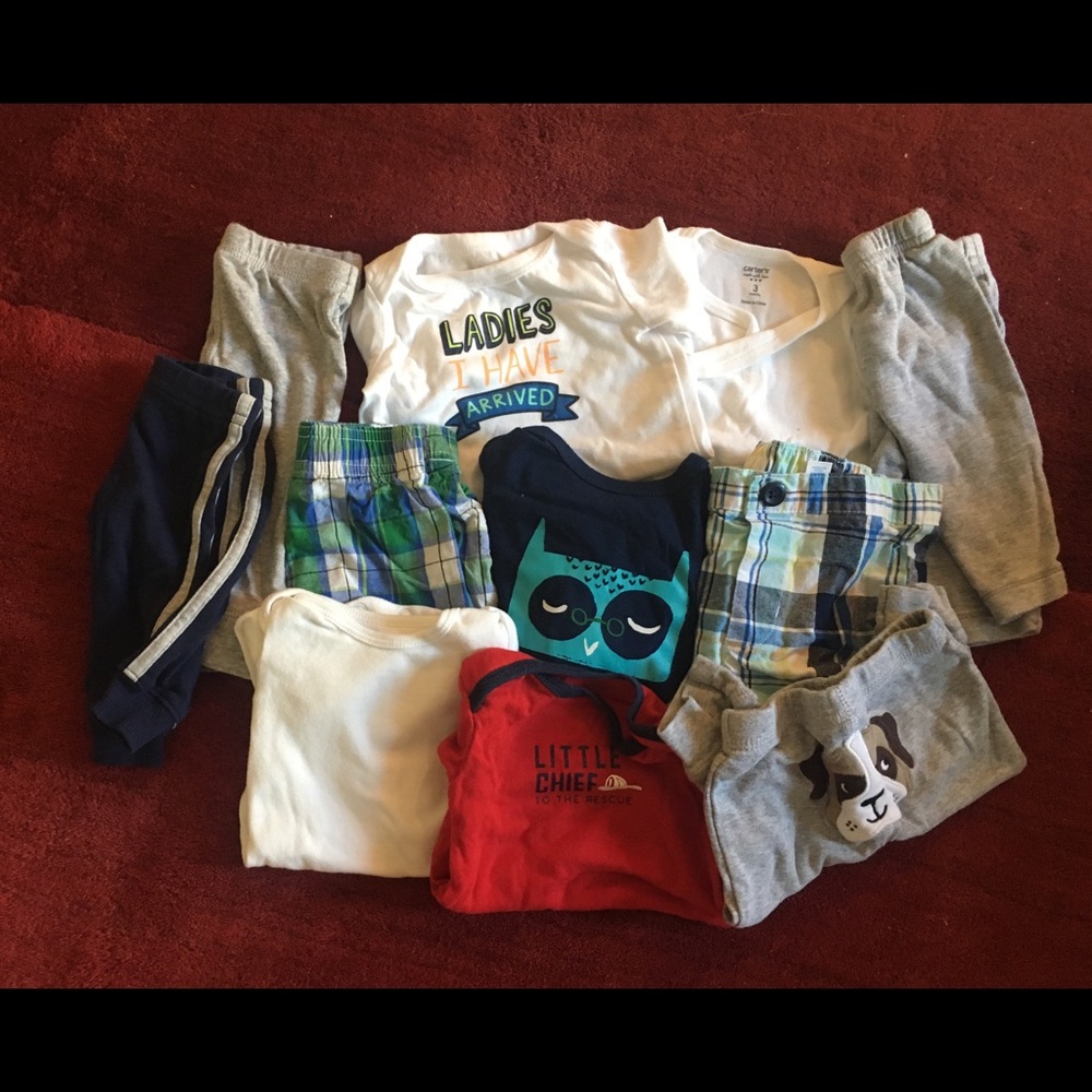 11 piece baby boys clothes lot