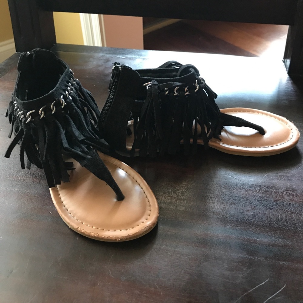 Fringe Thong Sandal