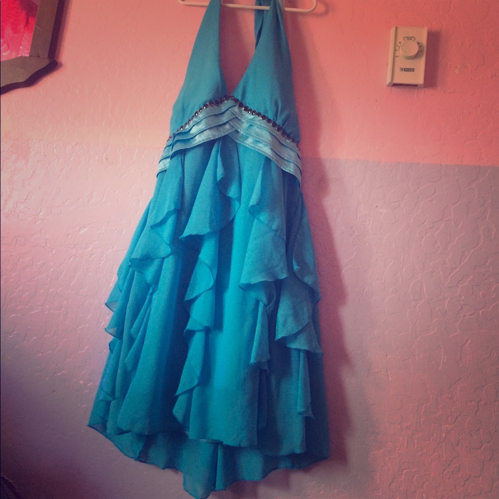 Light blue tango dress