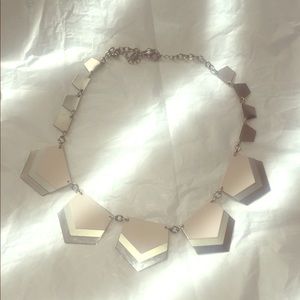 Express White and Silver Necklace