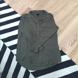 Army Green Blouse
