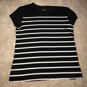 Striped crop top.