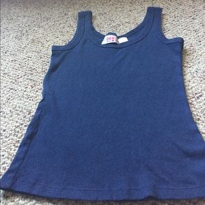 Navy blue tank top