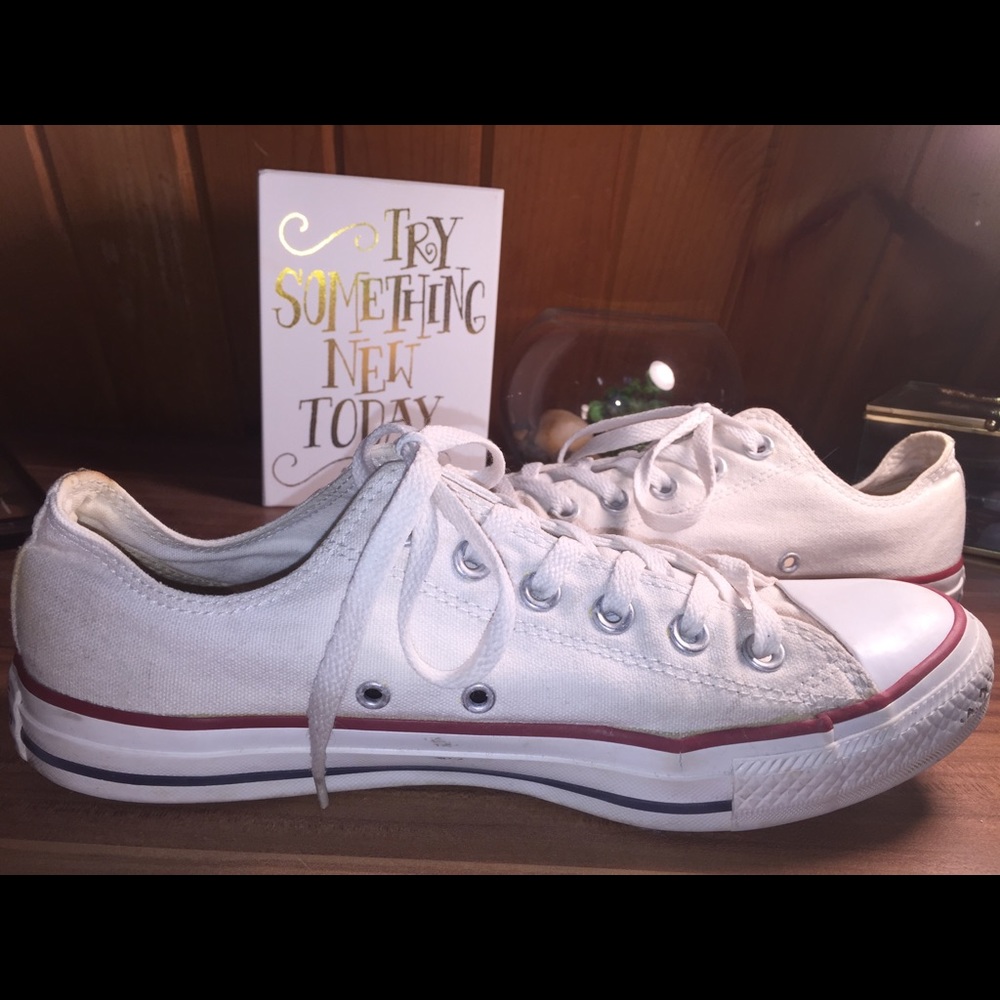 White Converse Size 10