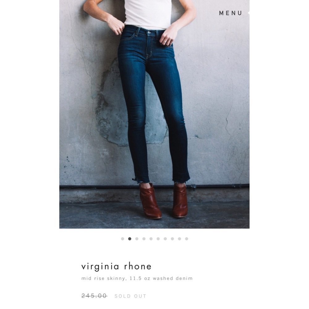 Imogene and Willie Handmade Jeans Size 24