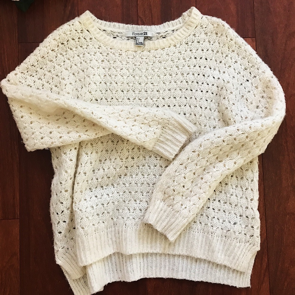 F21 Cable Knit Sweater