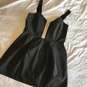 J CREW Fit and Flair Black Sleeveless Dress 12