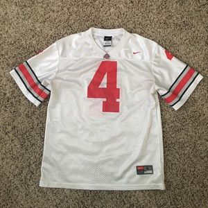 Ohio State white #4 jersey