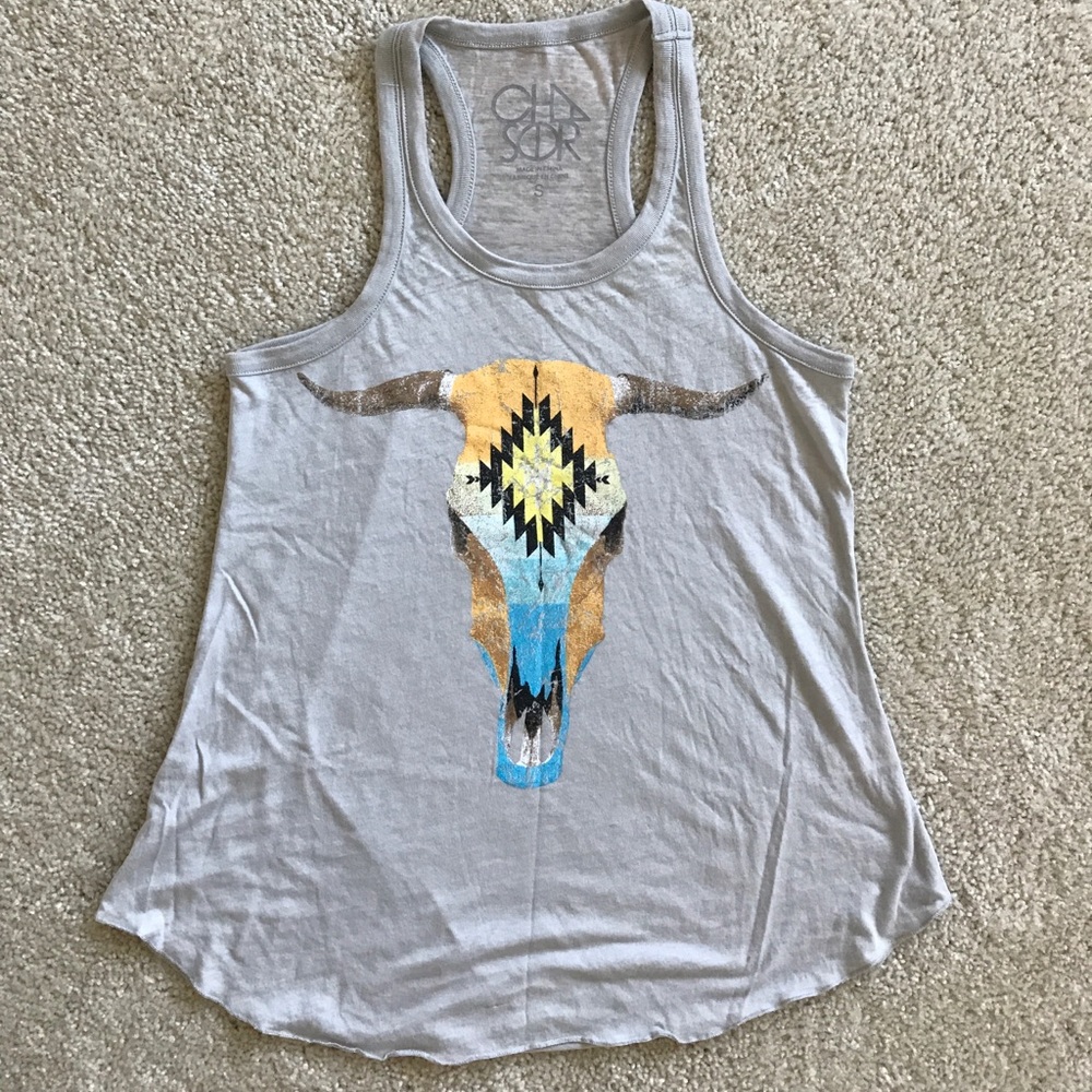 Aztec Skull Tank