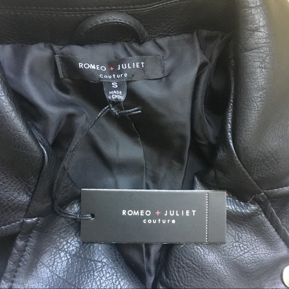 Romeo + Juliet Couture  faux leather jacket - Picture 2 of 7