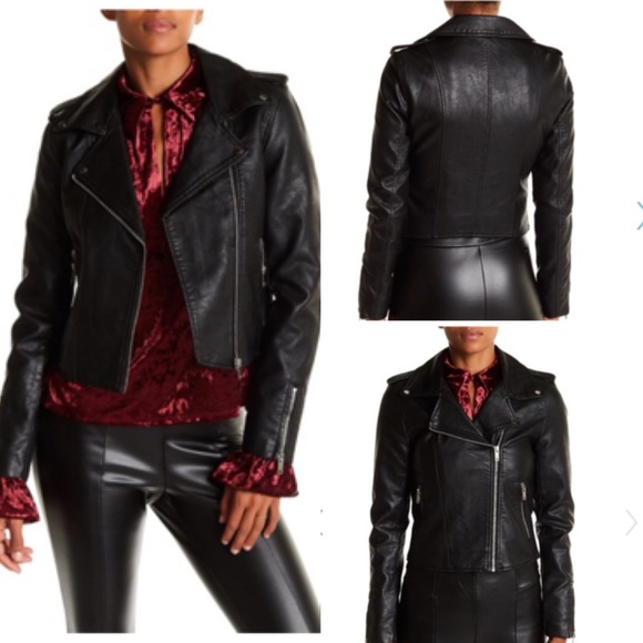 Romeo + Juliet Couture  faux leather jacket - Picture 7 of 7