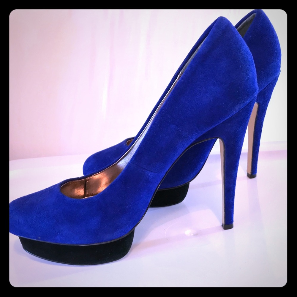 Dolce Vita Blue Suede Shoes