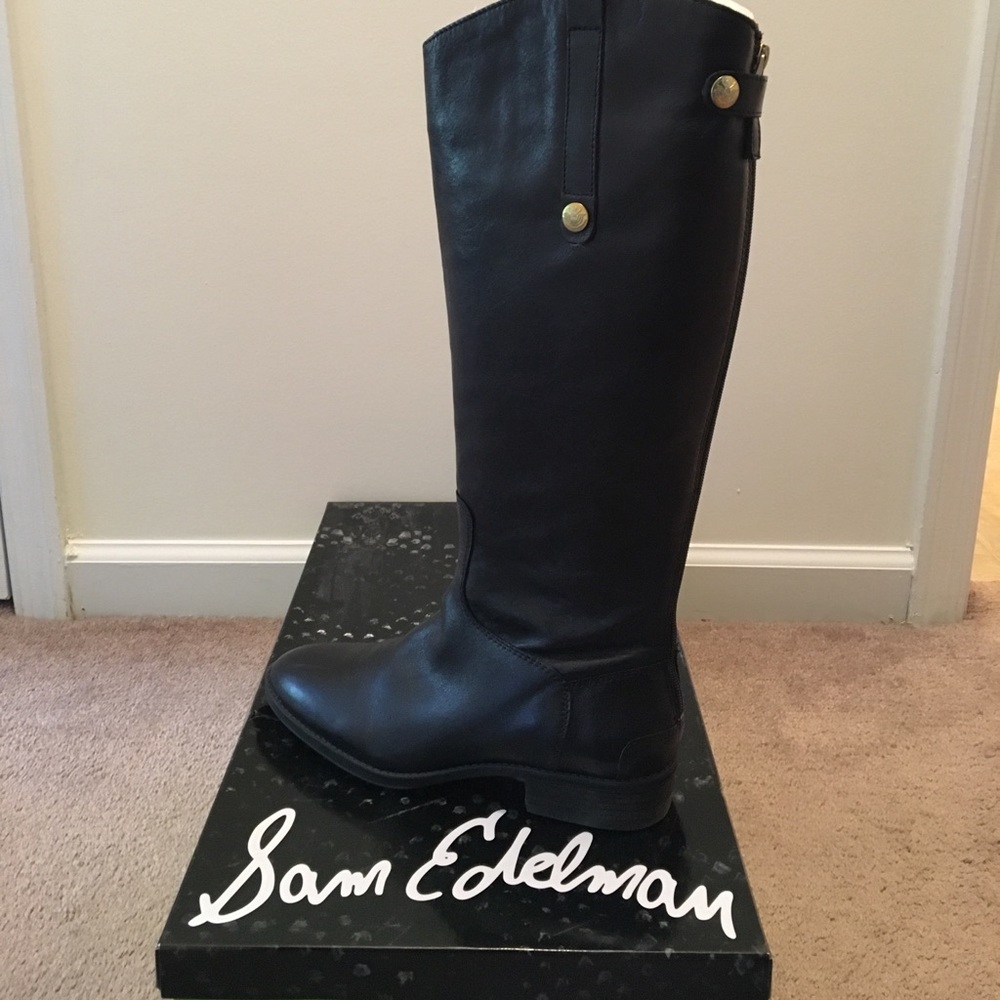 Sam Edelman Black Penny Boots