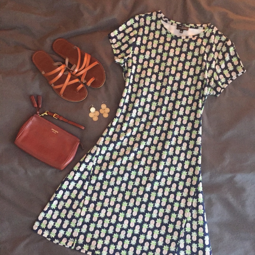 The Limited pineapple print dress - size small