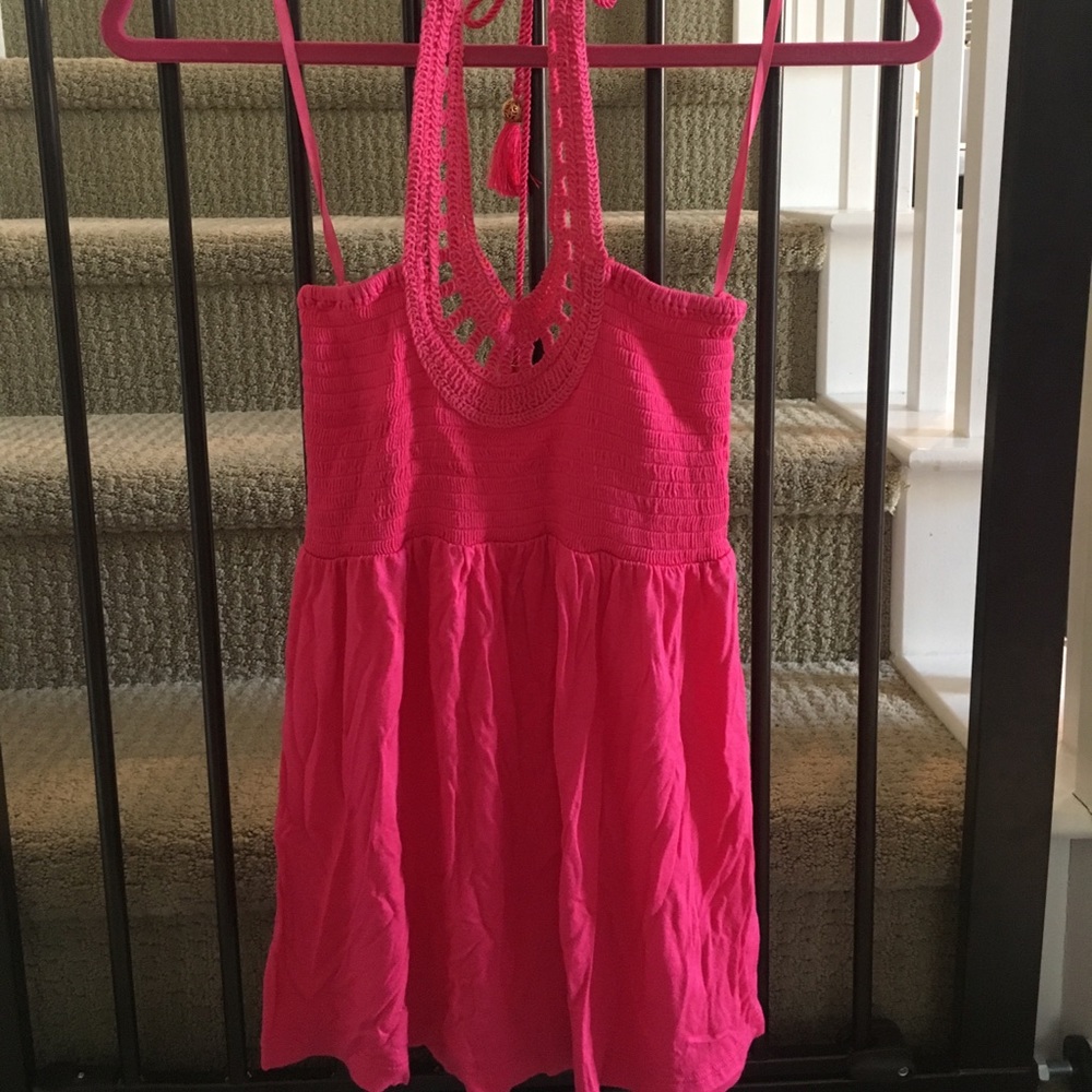 Juicy couture pink halter top