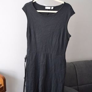 Black sleeveless cotton dress - NY & Company