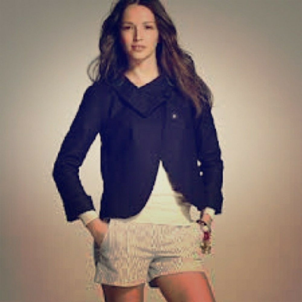 NWT J. CREW Swing Jacket in Cream