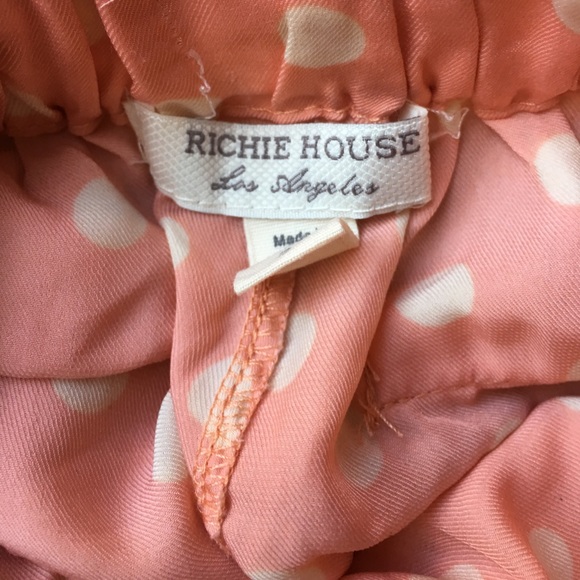 RICHIE HOUSE LIGHT PINK POLKADOT SHORTS 3M - Picture 4 of 4