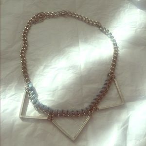 Express Blue + Silver Necklace