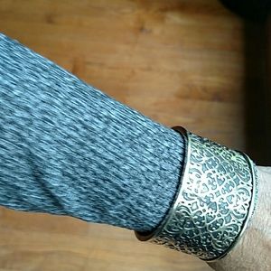 Silpada.925 Sterling heart cut cuff