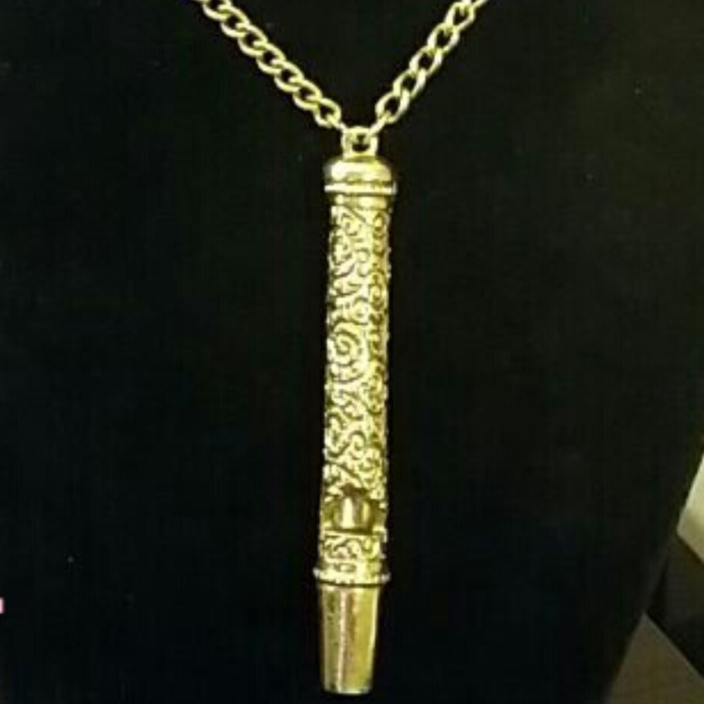 AnTiQuE G0lD pLaTeD WhIsTlE  NEcKlAcE PeNdAnT - Picture 3 of 13