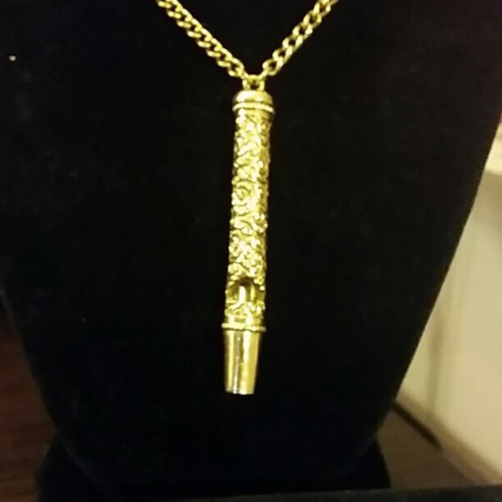 AnTiQuE G0lD pLaTeD WhIsTlE  NEcKlAcE PeNdAnT - Picture 9 of 13