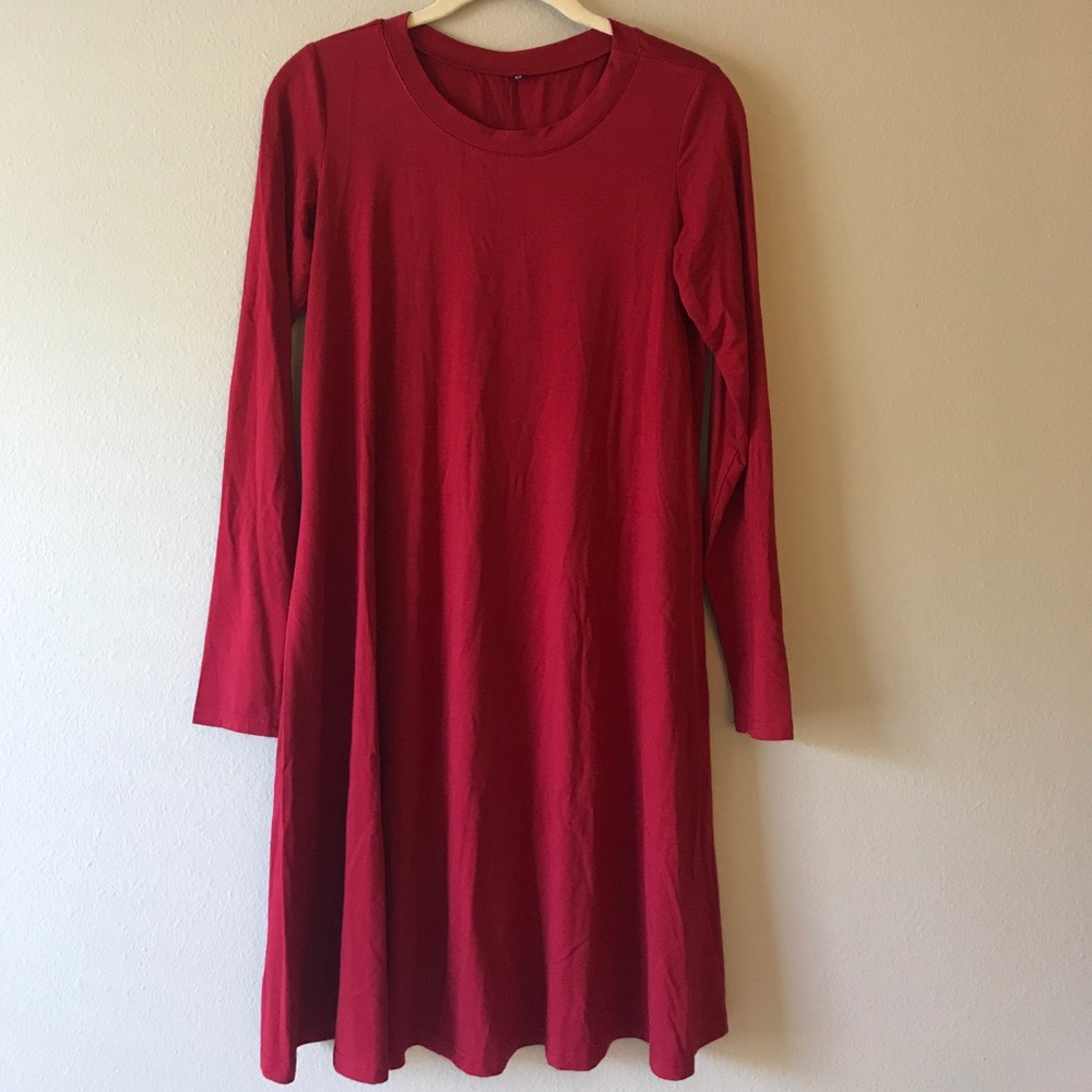 Long-Sleeved T-Shirt Dress